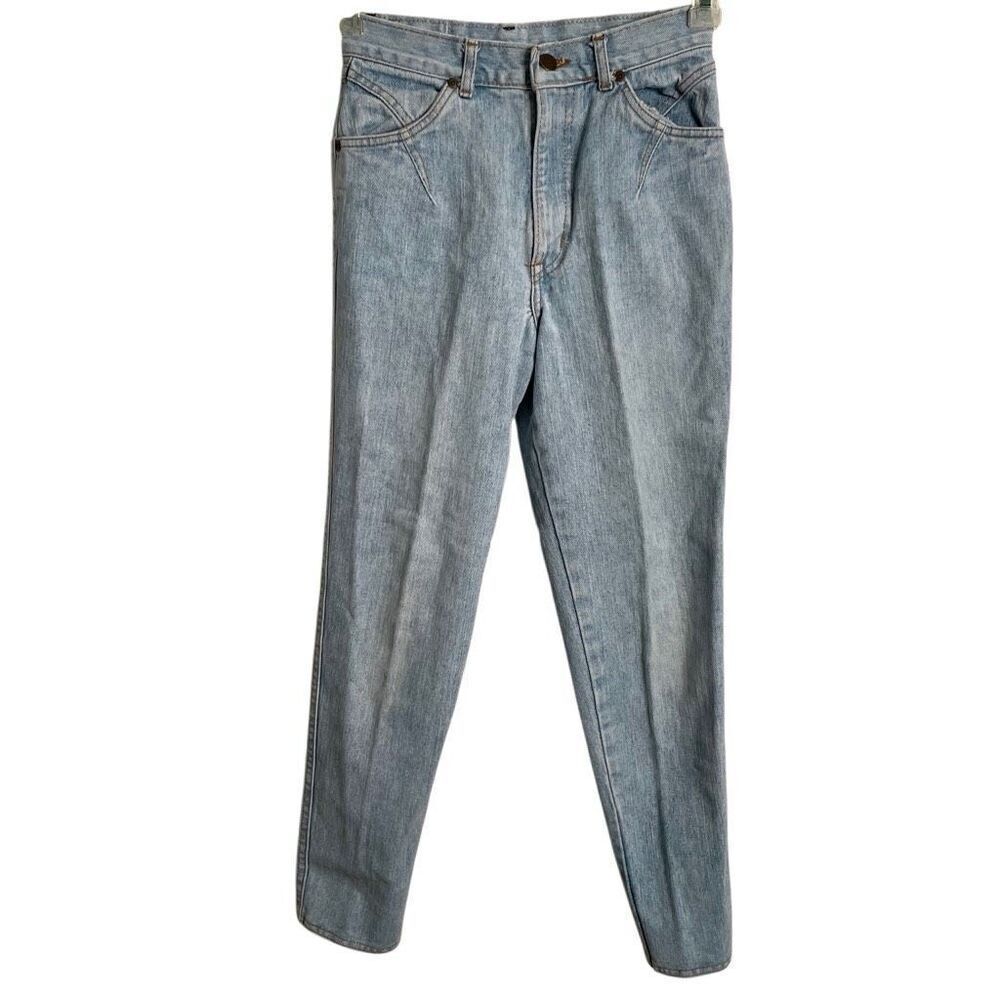 Vtg Chic Kids Acid Wash Jeans 14 High Rise High Waisted Tulip Hem Breakfast Club